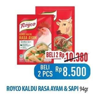 Promo Harga Royco Penyedap Rasa Sapi, Ayam 94 gr - Hypermart