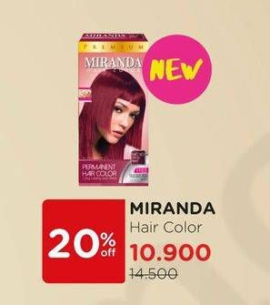 Promo Harga MIRANDA Hair Color  - Watsons