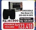 Promo Harga Crocodile Boxer Pria 555-003  - Hypermart
