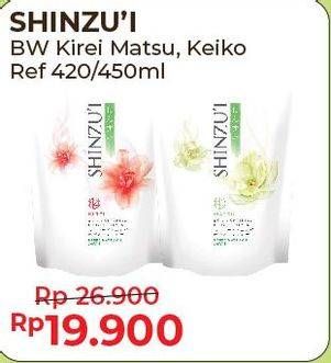 Promo Harga SHINZUI Body Cleanser Keiko, Kirei, Matsu 420 ml - Alfamart