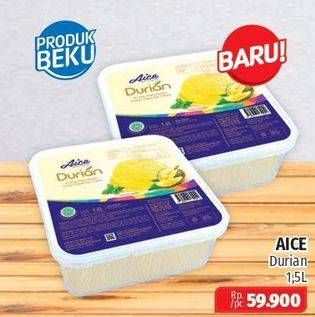 Promo Harga AICE Sundae Durian 1500 ml - Lotte Grosir