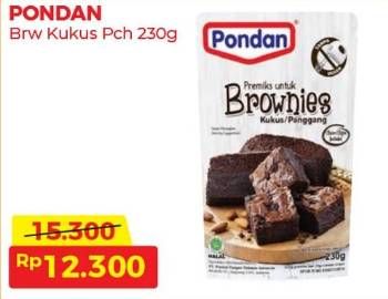Promo Harga Pondan Brownies Kukus Panggang 230 gr - Alfamart