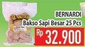 Promo Harga BERNARDI Bakso Sapi Besar 25 pcs - Hypermart