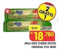 Promo Harga ARLA Kids Sticks Cheese Original 18 gr - Superindo