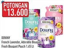 Promo Harga Downy Premium Parfum French Lavender, Adorable Bouquet, Fresh Bouquet 1450 ml - Hypermart