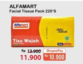 Promo Harga ALFAMART Facial Tissue 220 pcs - Alfamart