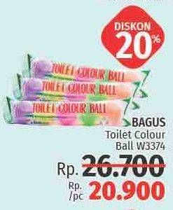 Promo Harga BAGUS Toilet Colour Ball W3347  - LotteMart