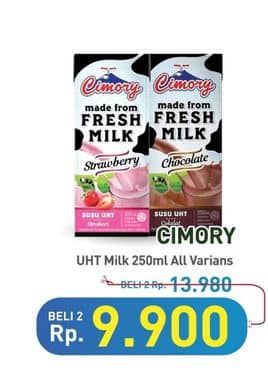 Promo Harga Cimory Susu UHT All Variants 250 ml - Hypermart