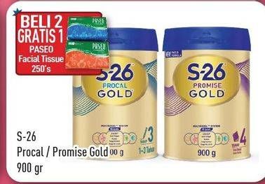 Promo Harga S26 Procal Gold/Promise Gold Susu Pertumbuhan per 2 kaleng 900 gr - Hypermart