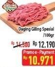 Promo Harga Daging Giling Sapi Spesial per 100 gr - Hypermart