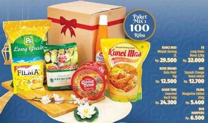 Promo Harga Paket Mix 1 (100 Ribu)  - LotteMart