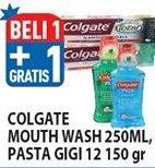 Promo Harga Mouthwash 250ml, Pasta Gigi 150gr  - Hypermart