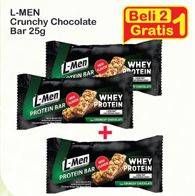 Promo Harga L-MEN Crunchy Chocolate Bar 25 gr - Indomaret