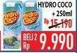 Promo Harga HYDRO COCO Minuman Kelapa Original per 2 pcs 250 ml - Hypermart