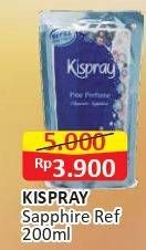 Promo Harga Kispray Pelicin Pakaian Elegante Sapphire 200 ml - Alfamart