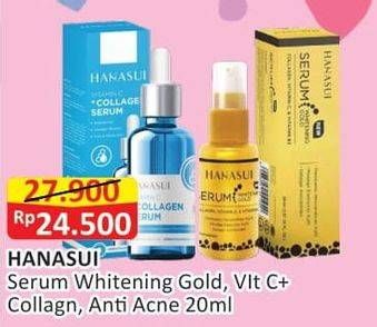 Promo Harga Hanasui Serum Anti Acne, Gold, Vit C Collagen 20 ml - Alfamart