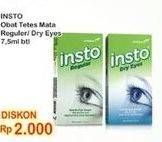 Promo Harga INSTO Obat Tetes Mata Dry Eyes, Regular 7 ml - Indomaret