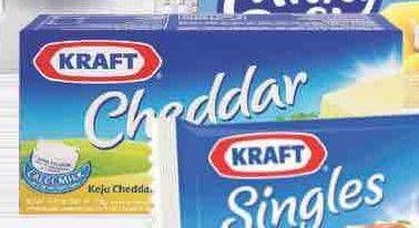 Promo Harga KRAFT Cheese Cheddar 165 gr - LotteMart
