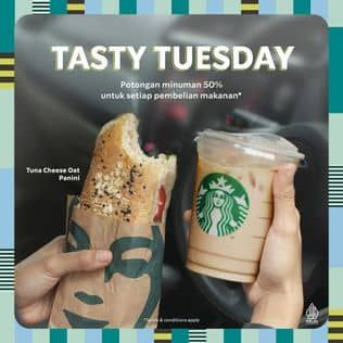 Promo Harga Tasty Tuesday  - Starbucks