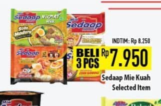 Promo Harga Sedaap Mie Kuah 70 gr - Hypermart