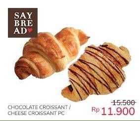 Promo Harga Say Bread Roti Chocolate Croissant, Cheese Croissant  - Indomaret
