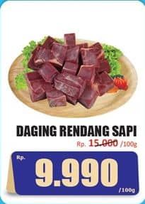 Promo Harga Daging Rendang Sapi per 100 gr - Hari Hari