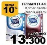 Promo Harga FRISIAN FLAG Susu Kental Manis 490 gr - Giant