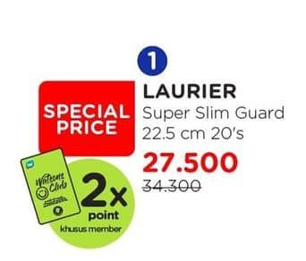 Promo Harga Laurier Super Slimguard Day 22.5 Cm 20 pcs - Watsons