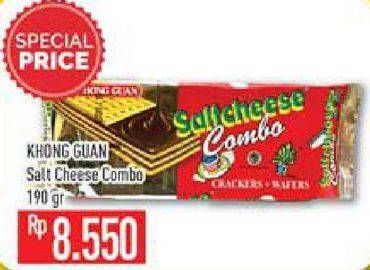 Promo Harga KHONG GUAN Saltcheese Combo 190 gr - Hypermart