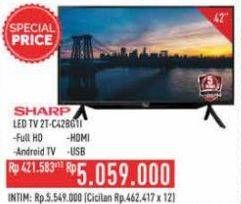 Promo Harga Sharp 2T-C42BG1i | Full HD Android TV 42"  - Hypermart