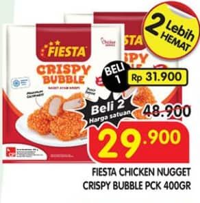 Promo Harga Fiesta Naget Crispy Bubble 500 gr - Superindo
