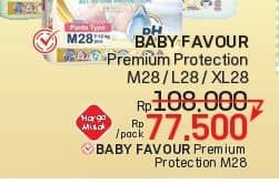 Promo Harga Favour Baby Diapers Premium Pants M28, L28, XL28 28 pcs - LotteMart