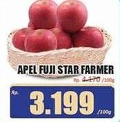 Promo Harga Apel Fuji Star Farmer per 100 gr - Hari Hari