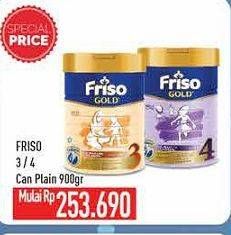 Promo Harga FRISO Gold 3/4 Susu 900gr  - Hypermart