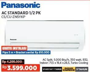 Promo Harga Panasonic CS/CU-ZN5YKP  - COURTS