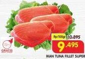 Promo Harga Tuna Fillet per 100 gr - Superindo