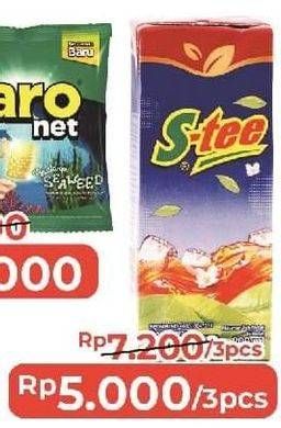 Promo Harga S TEE Minuman Teh Melati 200 ml - Alfamart
