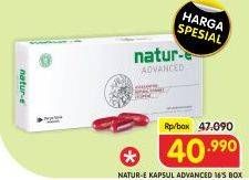 Promo Harga NATUR-E Advanced Soft Capsule 16 pcs - Superindo