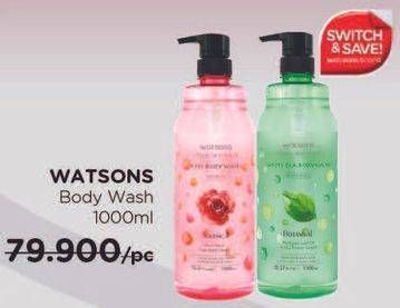 Promo Harga WATSONS Body Wash per 2 botol 1000 ml - Watsons