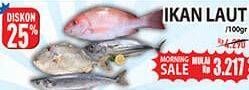 Promo Harga Aneka Ikan Laut per 100 gr - Hypermart