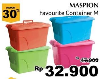 Promo Harga MASPION Favorite Box Container M  - Giant