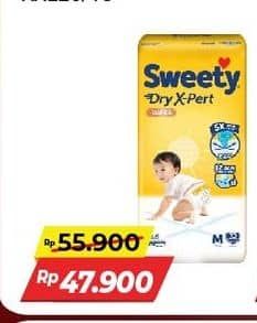 Promo Harga Sweety Bronze Pants Dry X-Pert S36+2, M32, L28 28 pcs - Alfamart