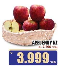 Promo Harga Apel Envy NZ per 100 gr - Hari Hari