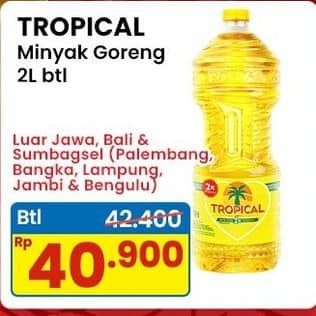Promo Harga Tropical Minyak Goreng 2000 ml - Indomaret