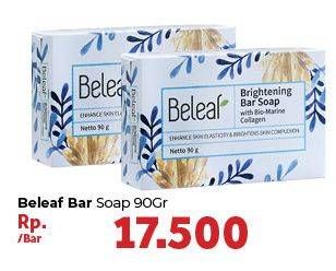 Promo Harga BELEAF Bar Soap 90 gr - Carrefour