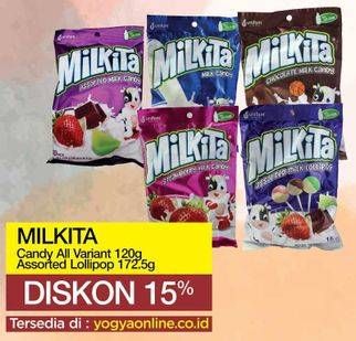 Promo Harga MILKITA Assorted Lollipops Premium All Variants  - Yogya