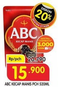 Promo Harga ABC Kecap Manis 520 ml - Superindo