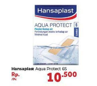 Promo Harga HANSAPLAST Plester Aqua Protect 6 pcs - Carrefour