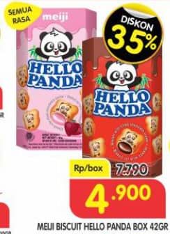 Promo Harga Meiji Hello Panda Biscuit All Variants 42 gr - Superindo