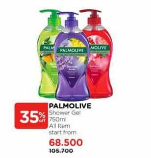 Promo Harga Palmolive Shower Gel All Variants 750 ml - Watsons